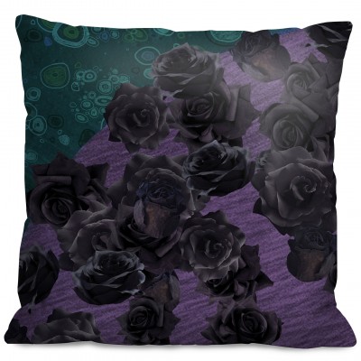 Federa Cuscino - Black Roses